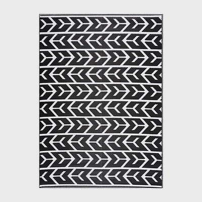 Playa Rug 5x7 Amsterdam Plastic Rectangle Woven Indoor Outdoor Folded Floor Mat