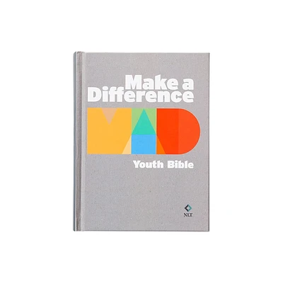 Make a Difference Youth Bible (Nlt) - by Ken Castor (Hardcover)