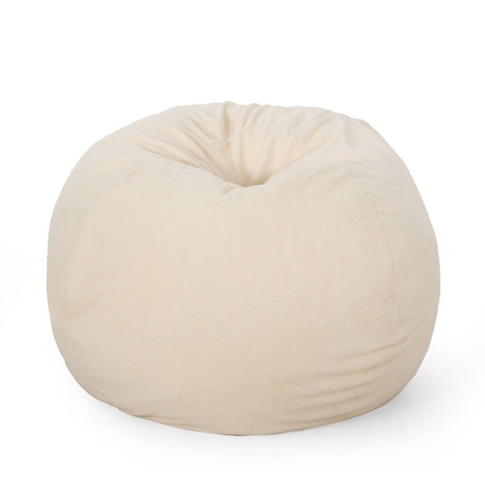 Lachlan Furry Bean Bag Lavender - Christopher Knight Home