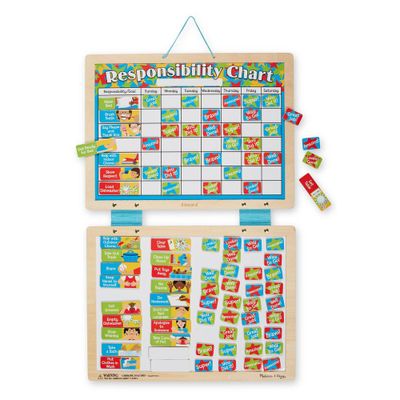 Melissa & Doug Magnetic Wooden Responsibility Chart