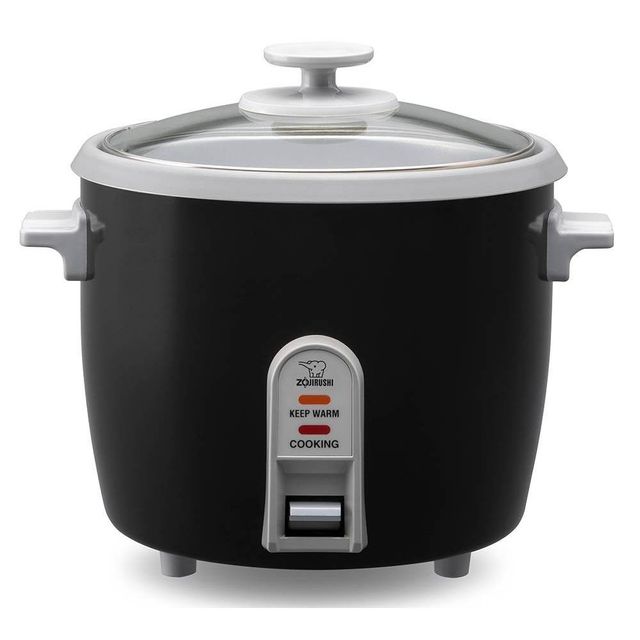 Oster Rice Cooker DiamondForce Nonstick 6-Cup Electric, Black