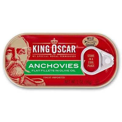 King Oscar Anchovies in Olive Oil - 2oz