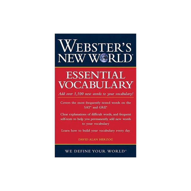 Essential Vocabulary - (Websters New World) by David Alan Herzog (Paperback)