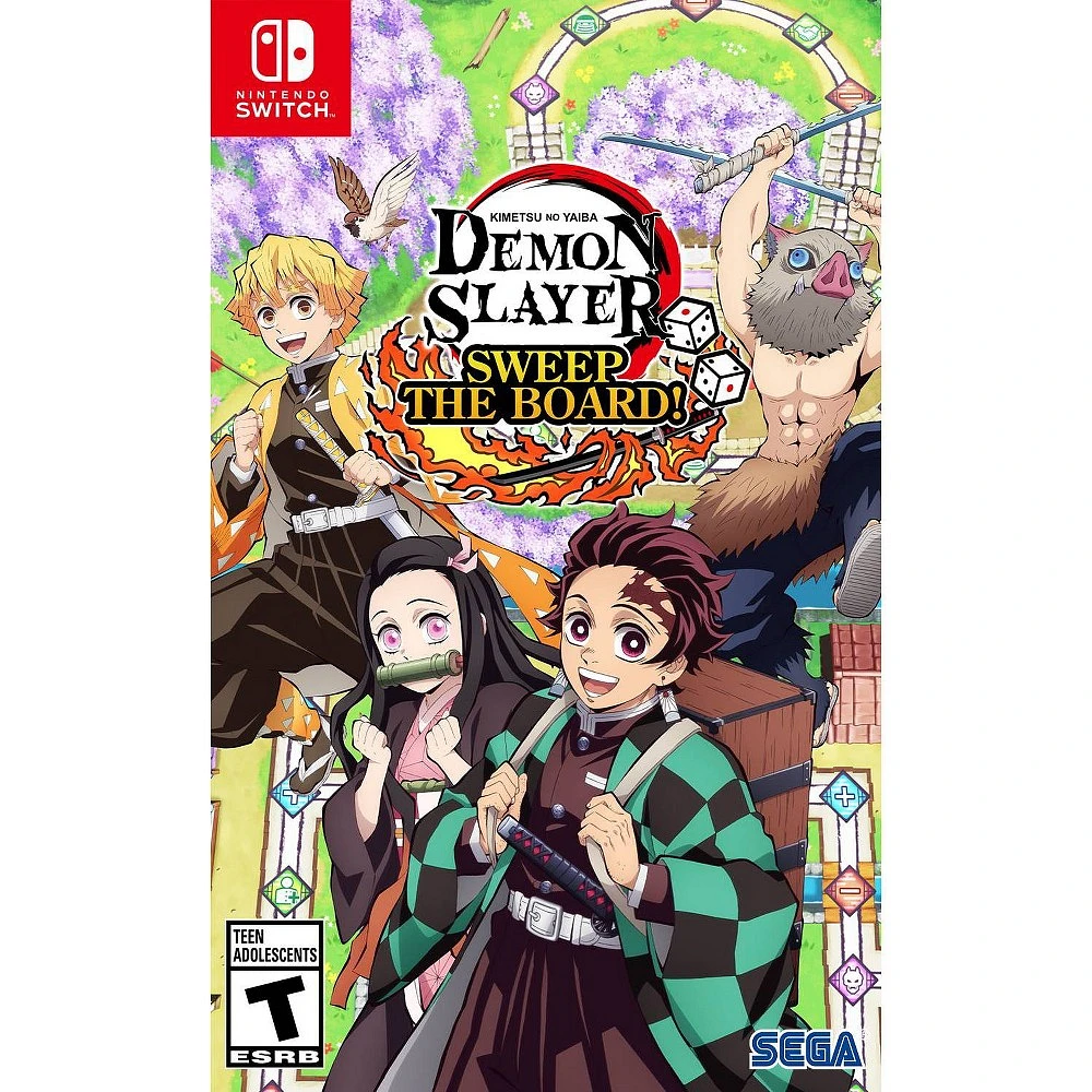 Nintendo Demon Slayer -Kimetsu no Yaiba- Sweep the Board! - Nintendo  Switch: 1-4 Player Anime Board Game, Joy-Con Combat | The Market Place