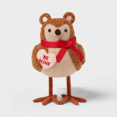 Featherly Friends Buttons Valentines Day Bear - Spritz