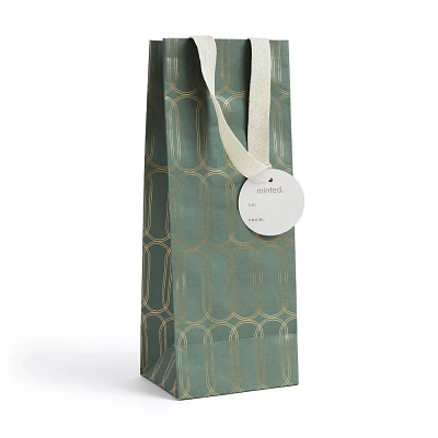 Light Heartedly Wine Bag Minted