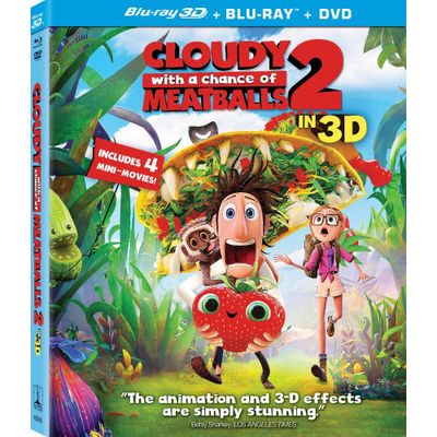 Cloudy With a Chance of Meatballs 2 (3D) (Blu-ray + DVD + Digital)