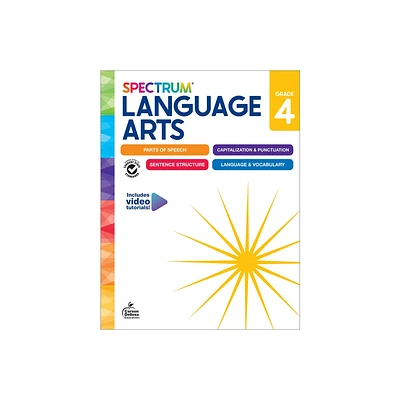 Spectrum Language Arts Workbook, Grade 4 - by Spectrum & Carson Dellosa Education (Paperback)