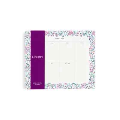 Liberty Cooper Dance Weekly Notepad - by Galison (Paperback)