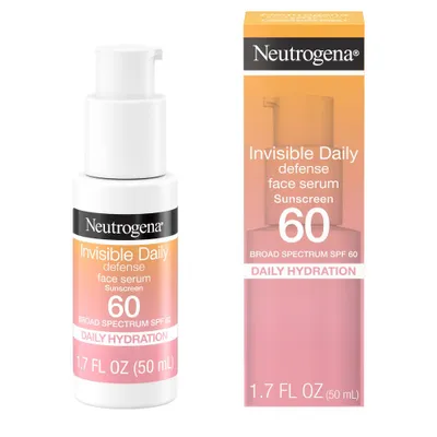 Neutrogena Invisible Daily Defense Sunscreen Face Serum - SPF 60 - 1.7 fl oz