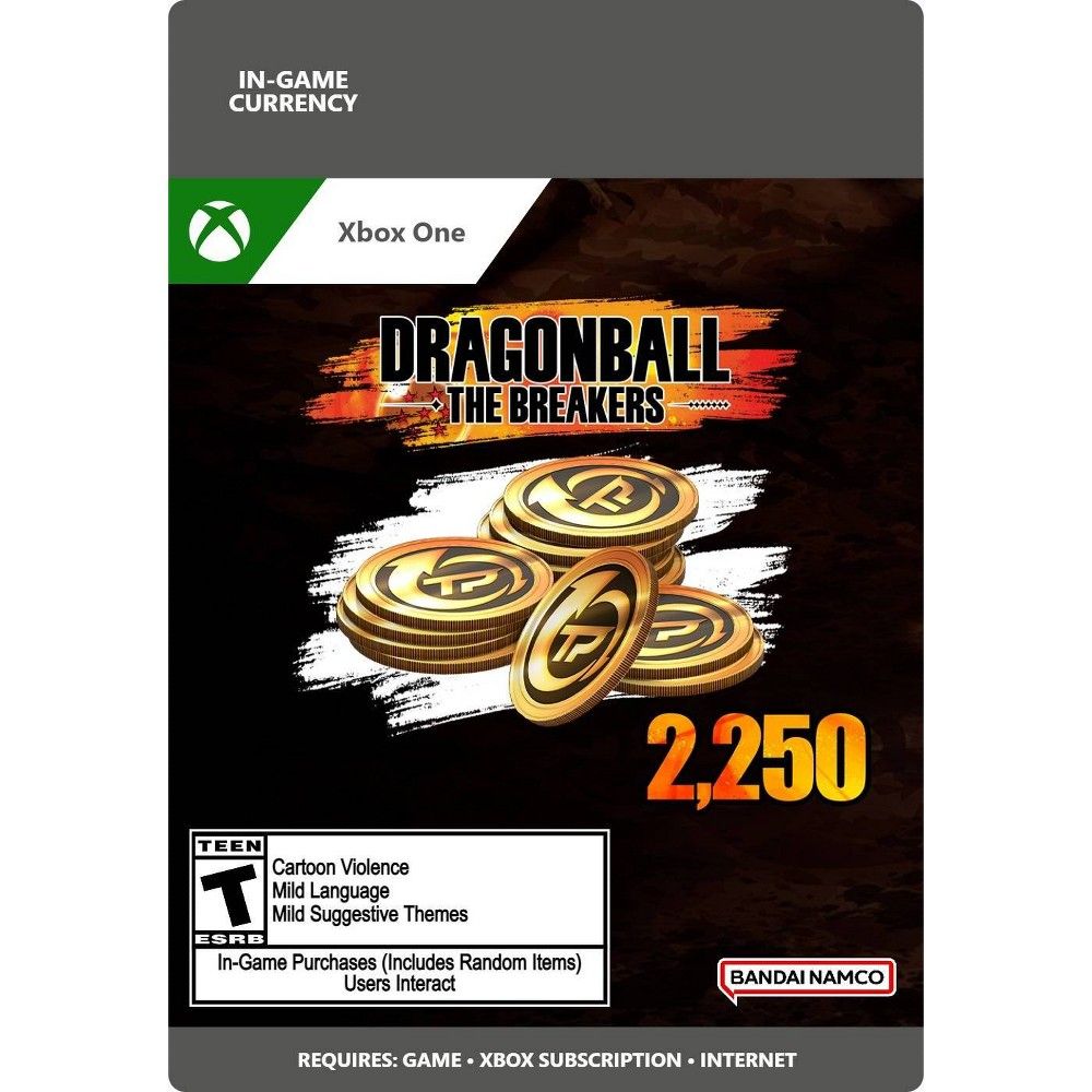 Dragon Ball: The Breakers 2,250 Virtual Game Currency - Xbox (Digital)