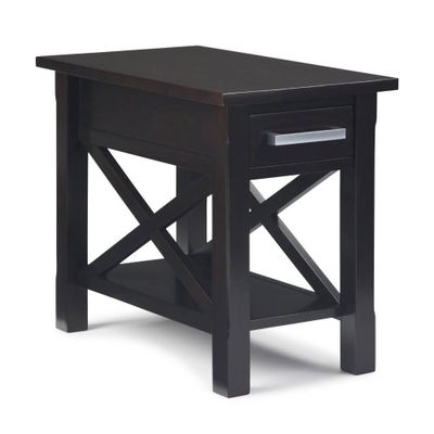 14 Waterloo Narrow Side Table Hickory Brown - WyndenHall