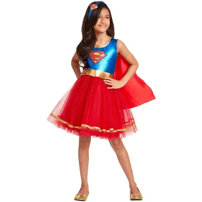 Kids DC Comics Supergirl Classic Halloween Costume