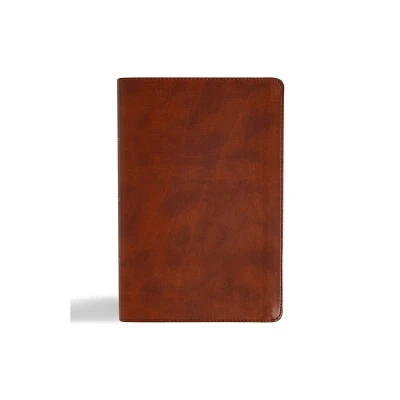 CSB Oswald Chambers Bible, Saddle Leathertouch - by Csb Bibles by Holman (Leather Bound)