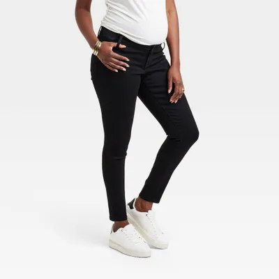High-Rise Under Belly Skinny Maternity Pants