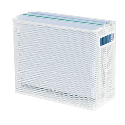 Mesh File Box White - Brightroom