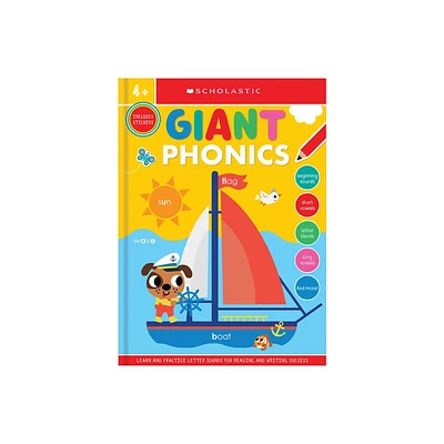 Giant Phonics Workbook: Scholastic Early Learners (Giant Workbook) - (Paperback)