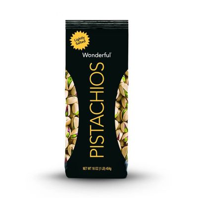 Wonderful Pistachios Roasted and Lightly Salted - 16oz