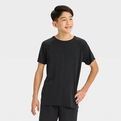 Boys Seamless Solid T-Shirt