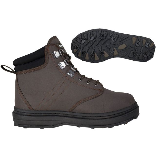 Exxel Outdoors Compass 360 Stillwater II Size  Cleated Wading Shoes - Dark Brown