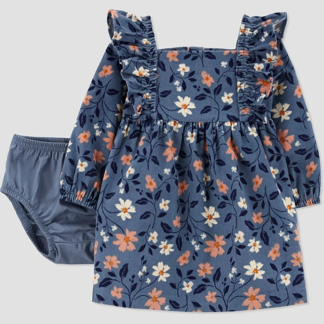 Carter's Just One You Carters Just One You Baby Girls Floral Cord Dress
