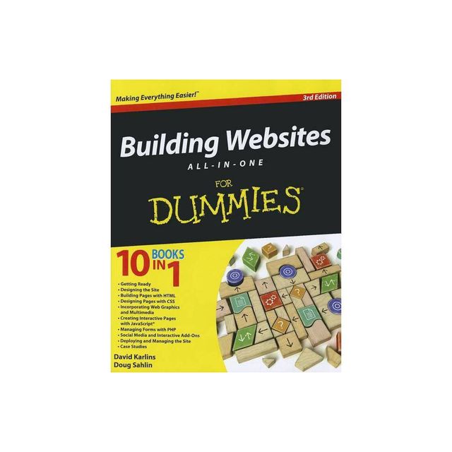 Building Websites All-in-One For Dummies, 3rd Edition - by David Karlins & Doug Sahlin (Paperback)