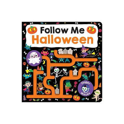 Maze Book: Follow Me Halloween - (Finger Mazes) by Roger Priddy (Board Book)