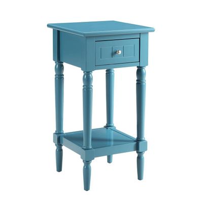 Breighton Home Provencal Countryside Mia Petite Accent Table: French Country Style, End Table for Living Room, Small Side Storage