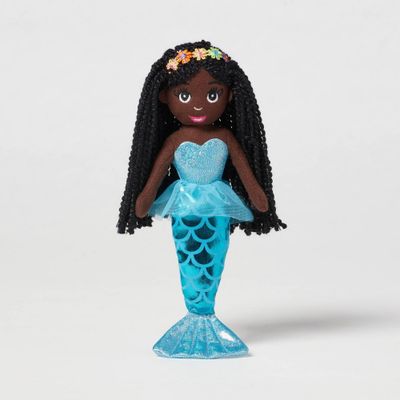 Ikuzi Dolls Mermaid Blue Tail Baby Doll