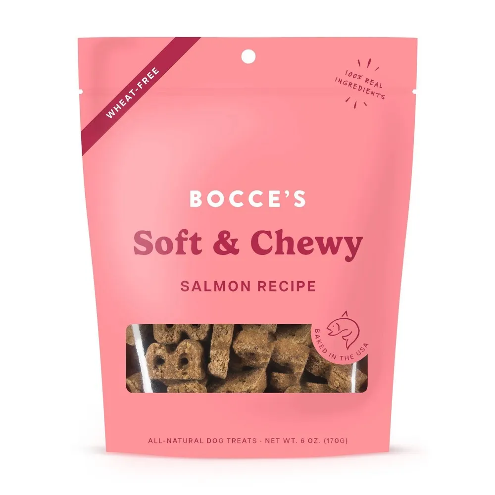 Bocces Bakery Salmon Basic Soft and Chewy Dog Treats - 6oz