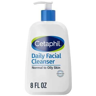 Cetaphil Daily Facial Cleanser Face Wash with Niacinamide for Oily Skin