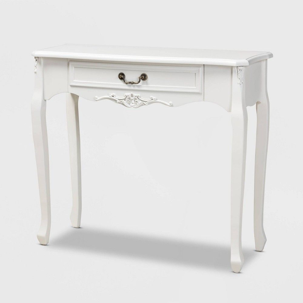 target console table white