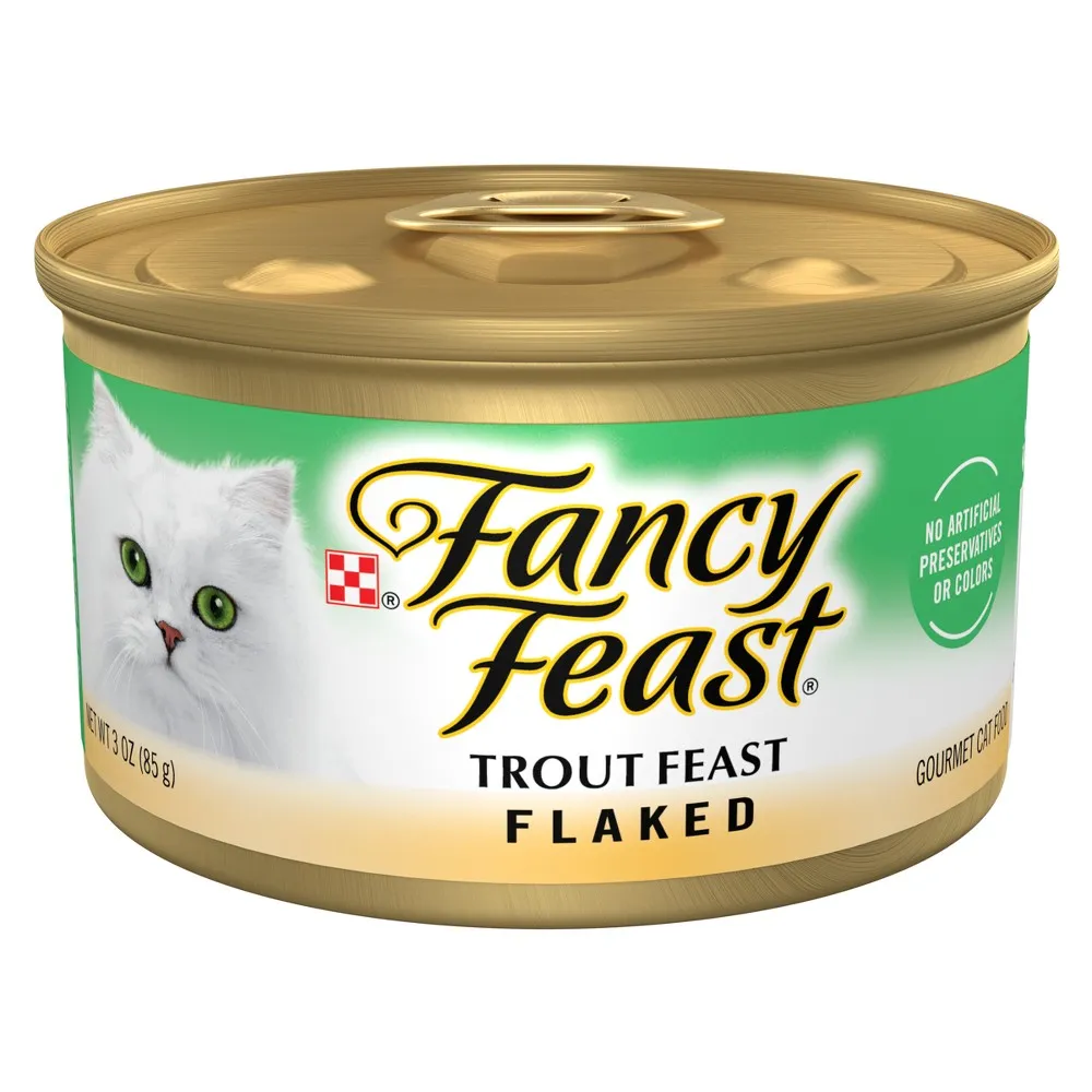 Purina Fancy Feast Flaked Gourmet with Fish Wet Cat Food - 3oz