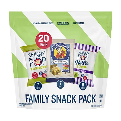 SkinnyPop Popcorn Family Fun Pack - 20ct