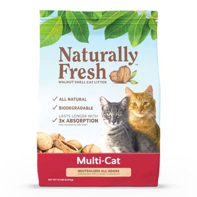 Naturally Fresh Multi-Cat Clumping Litter - 14lbs