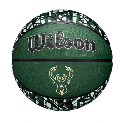 NBA Milwaukee Bucks Graffiti Basketball