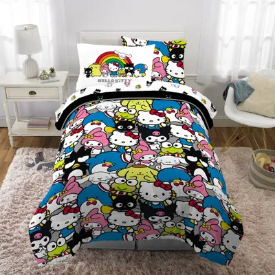 Twin Hello Kitty and Friends Kids Bedding Bundle