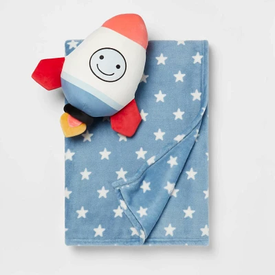 Rocket Buddy Kids Throw Pillow and Blanket Set - Pillowfort