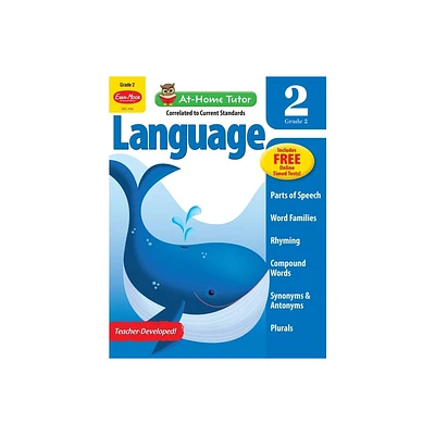 Language Skills, Grade 2 Workbook - (At-Home Tutor) by Evan-Moor Educational Publishers (Paperback)