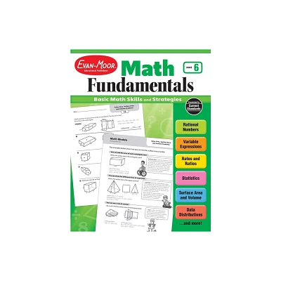 Math Fundamentals, Grade 6 Teacher Resource - by Evan-Moor Educational Publishers (Paperback)