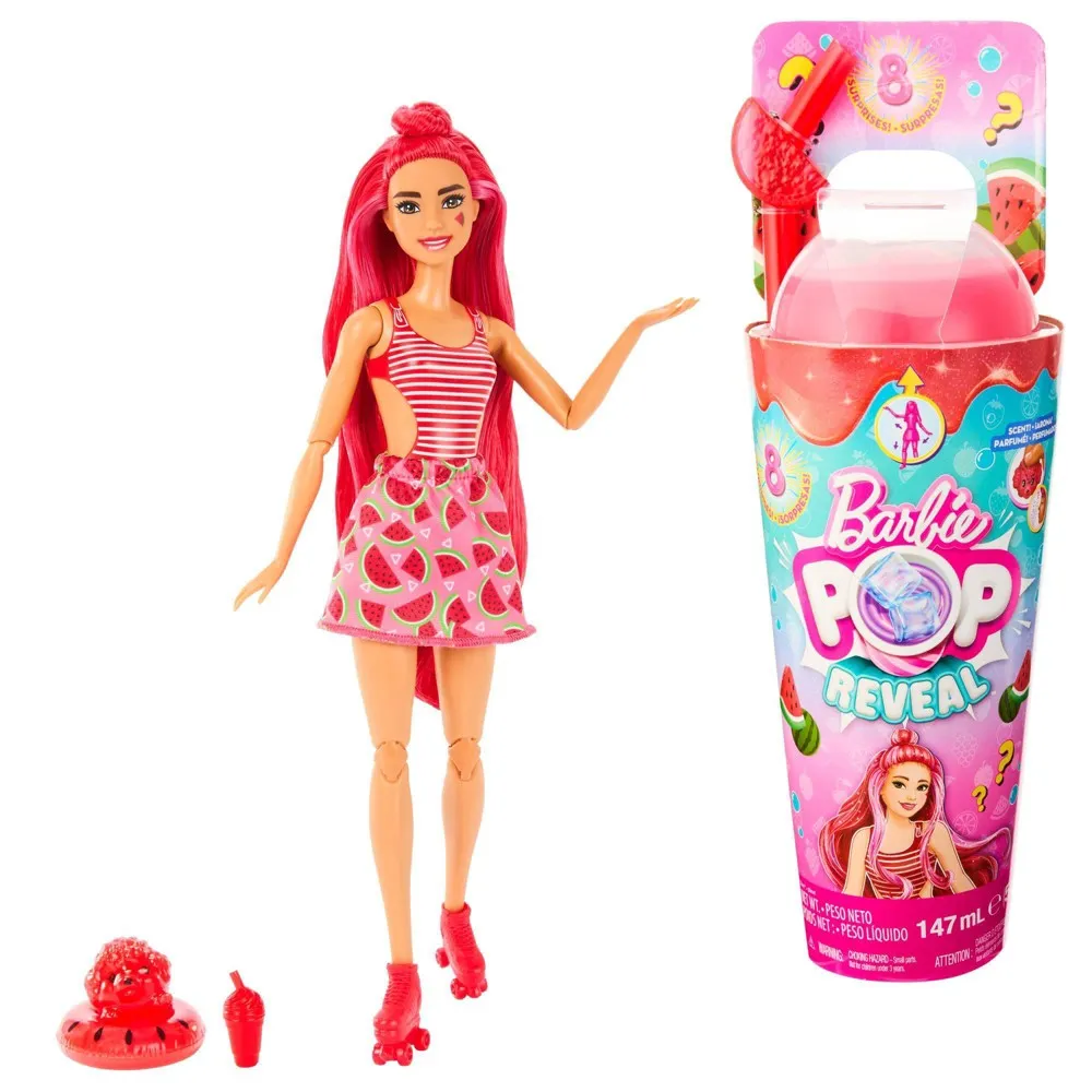 Barbie Color Reveal Doll with 6 Surprises, Rainbow Galaxy Series