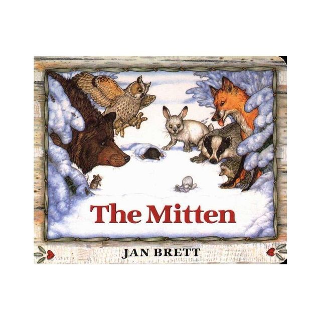 The Mitten by Jan Brett (Board Book)