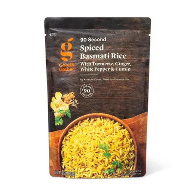 90 Second Indian-inspired Spiced Basmati Rice - 8.8oz - Good & Gather