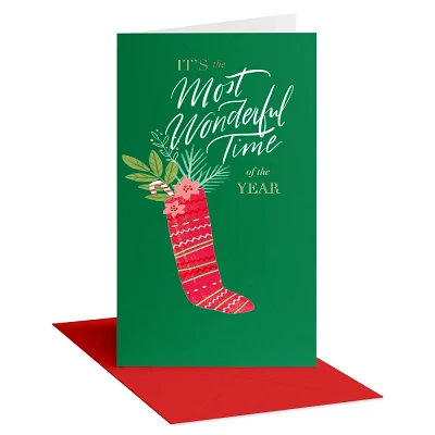 Carlton Cards Christmas Cards Christmas Stocking