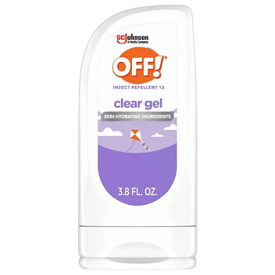 OFF! 3.8fl oz Outdoor Pest Control Clean Feel Gel: Picaridin-Based Skin-Safe Insect Repellent, Repels Flying Pests