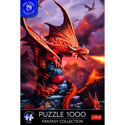 Trefl Premium Plus Anne Stokes Fire Dragon Jigsaw Puzzle - 1000pc