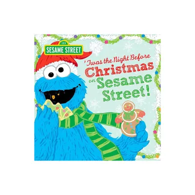 Twas the Night Before Christmas on Sesame Street - (Sesame Street Scribbles) by Sesame Workshop (Hardcover)