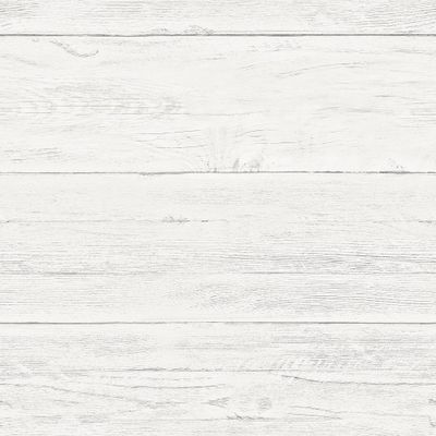 NuWallpaper Shiplap Peel & Stick Wallpaper White