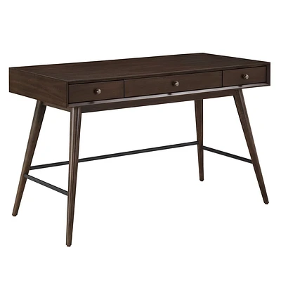 Inspire Q Foerster Writing Desk Dark Walnut