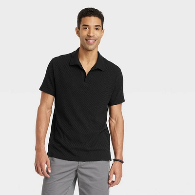 Men Regular Fit Johnny Collared Polo Shirt